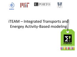 iTEAM – Integrated Transports and Energey Activity