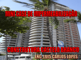 CASE DE IMPERMEABILIZAÇÃO - Construtora Castelo Branco