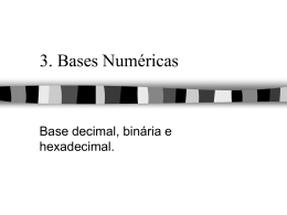 4. Bases Numéricas