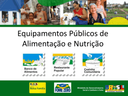 Slide 1 - REBRAE - Rede Brasileira de Alimentação e Nutrição do