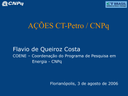 Edital CT-Petro CNPq 01/2001