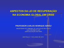 Carlos Henrique Abrão - INRE - Instituto Nacional de Recuperação