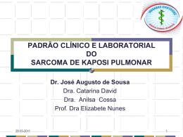 José Sousa Padrão Clinico e Laboral Skpulmonar