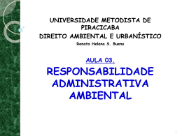 AULA 03 - RESPONSABILIDADE ADMINISTRATIVA