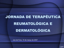 jornada de terapêutica reumatológica e dermatológica - CEM-HUSJ
