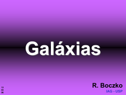 Galáxias - Grupo de Astronomia Sputnik