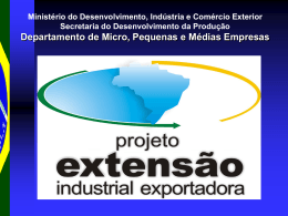 PEIEx - Ministério do Desenvolvimento, Indústria e Comércio Exterior