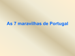 As 7 maravilhas de Portugal - pradigital