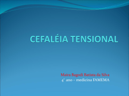 CEFALEIA TIPO-TENSIONAL