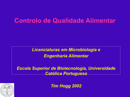 Aula1HACCPbase - Universidade Católica Portuguesa