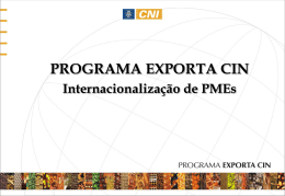 Programa Exporta CIN