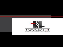 Slide 1 - Advogados S/A