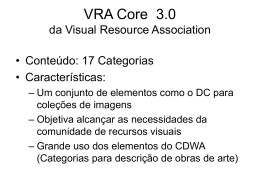 VRA Core 3.0 by Visual Resource Association