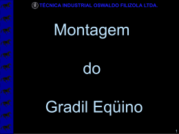 gradil_equino - Técnica Industrial Oswaldo Filizola Ltda