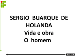SERGIO BUARQUE DE HOLANDA