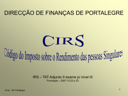 IRS - TATA N3 - DF Portalegre