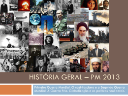 História Geral – PM 2013
