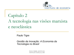 Capítulo 2 A tecnologia nas visões marxista e neoclássica