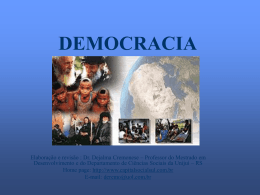 DEMOCRACIA - Capital Social Sul