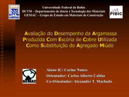 Slide 1 - Universidade Federal da Bahia