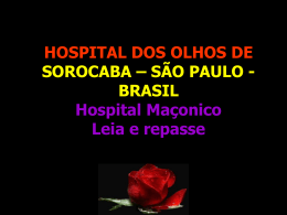 HOSPITAL DOS OLHOS DE SOROCABA – SÃO PAULO