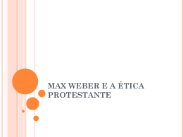 Max Weber 1 ano