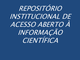 REPOSITÓRIO INSTITUCIONAL DE ACESSO LIVRE