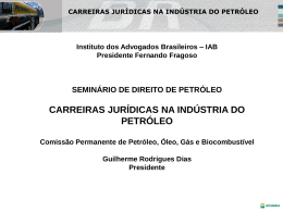 Apresentação da palestra - Dr. Guilherme Dias