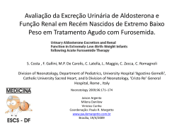 Avaliação da Excreção Urinária de Aldosterona e Função Renal em