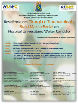 cartaz - Curso de Odontologia - Universidade Federal do Ceará