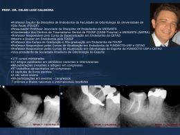 Casos Clínicos:Prof.Dr.Celso Luiz Caldeira