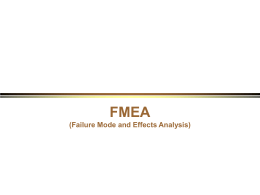 Etapas para aplicação da FMEA
