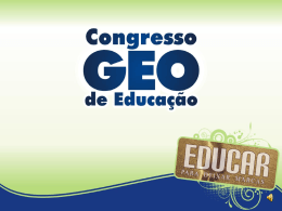Congresso Geo de Educação 2010