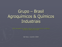 Grupo – Brasil Agroquímicos &Químicos Industriais