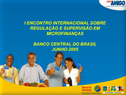 Slide 1 - Banco Central do Brasil