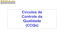 Círculos de Controle da Qualidade (CCQs)