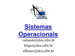 Sistemas Operacionais - DCA
