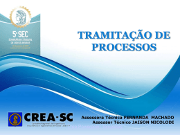 Tramitação de Processos II - CREA-SC