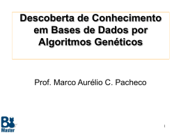 Data Mining por Algoritmos Genéticos - ICA - PUC-Rio