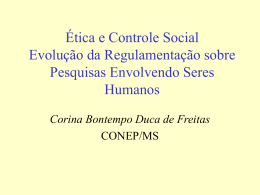 CONEP/MS - Dr.ª Corina de Freitas
