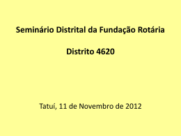 Governador 007-08 Distrito 4420 José Luiz Fonseca