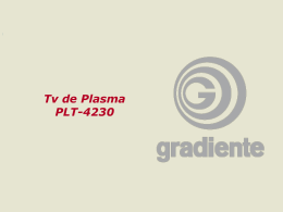 ApresentaÃ§Ã£o Treinamento televisor plasma PLT