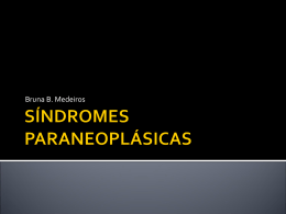 Síndromes paraneoplásicas