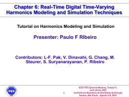 Real-Time Digital Time-Varying Harmonics Modeling and