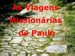 Viagens Missionárias de Paulo