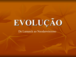 Evolução - 9º ANO - Prof. PAULO NEY