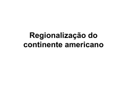 Regionalização do continente americano 05