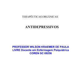 Antidepressivos - Wilson Kraemer de Paula