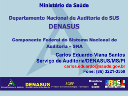 Fundos de Saúde - Ministério Público do Estado do Piauí