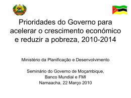 Programa Quinquenal do Governo 2010